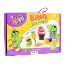 Набір для творчості Містер тісто Dino Ice Cream Strateg українською мовою (41024)