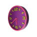 Годинник настінний пластиковий Optima MAGIC, рожевий - O52100 Optima