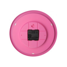 Годинник настінний пластиковий Optima DONUT, рожевий
