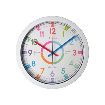 Настінний годинник пластиковий Optima EMOTION, білий - O52113 Optima