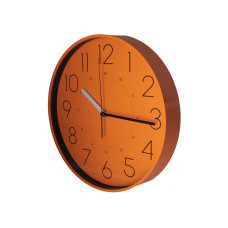 Часы настенные пластиковые Optima FLASH, оранжевые