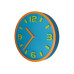 Годинник настінний пластиковий Optima MAGIC, блакитний - O52099 Optima