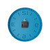 Годинник настінний пластиковий Optima MAGIC, блакитний - O52099 Optima