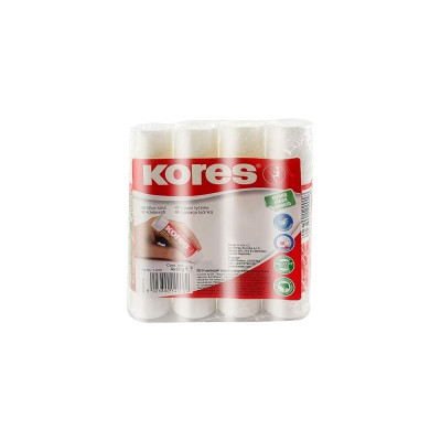 Клей-олівець Kores, основа PVP, 20г, 4 шт. /уп K14200