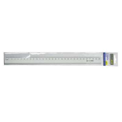 Лінійка алюмінієва 30см, колір: срібло - BM.5800-30 Buromax