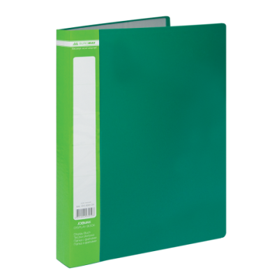 Папка з 60 файлами А4 JOBMAX, зелений - BM.3621-04 Buromax