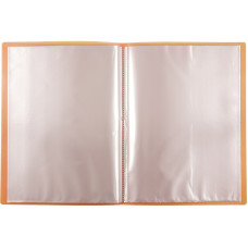 Дисплей-книга с карманом Axent 1020-25-A, А4, 20 файлов, оранжевая