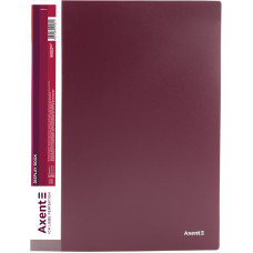 Дисплей-книга Axent 1030-04-A, А4, 40 файлов, бордовая