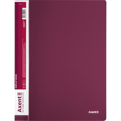 Дисплей-книга Axent 1060-04-A, А4, 60 файлов, бордовая - 1060-04-A Axent
