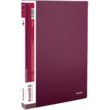 Дисплей-книга Axent 1040-04-A, А4, 30 файлов, бордовая