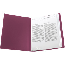 Дисплей-книга Axent 1040-04-A, А4, 30 файлов, бордовая