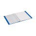 Папка пластиковая с 40 файлами, синяя - E30604-02 Economix