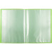 Дисплей-книга с карманом Axent 1020-26-A, А4, 20 файлов, зеленая - 1020-26-A Axent