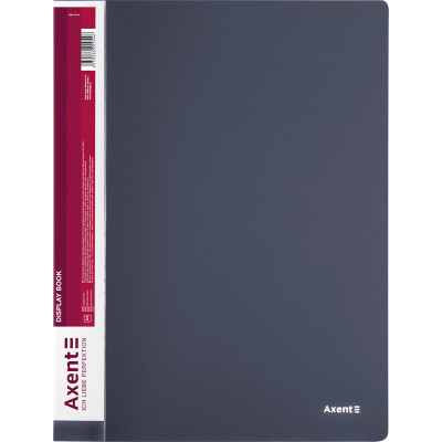 Дисплей-книга Axent 1060-03-A, А4, 60 файлов, серая - 1060-03-A Axent