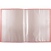 Дисплей-книга з кишенею, А4, 20 файлів, прозора рожева - 1020-24-A Axent