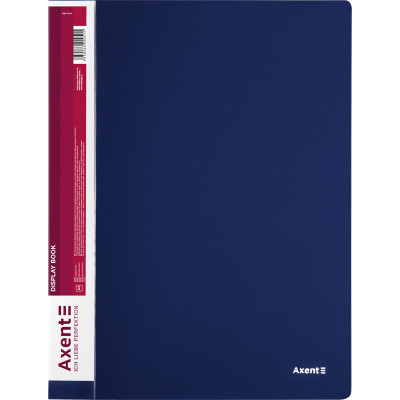Дисплей-книга 60 файлів, синя - 1060-02-A Axent