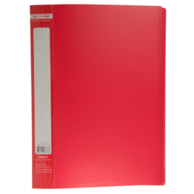 Папка пластиковая с 30 файлами, JOBMAX, А4, красная - BM.3611-05 Buromax
