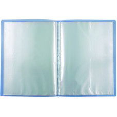 Дисплей-книга с карманом Axent 1020-22-A, А4, 20 файлов, синяя