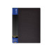 Папка пластиковая с 10 файлами, черная - E30601-01 Economix