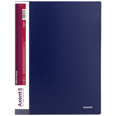 Дисплей-книга 80 файлів, синя - 1280-02-A Axent