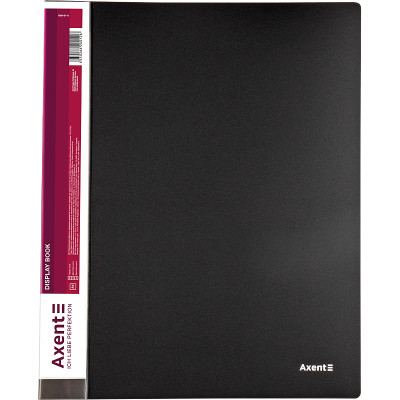 Дисплей-книга Axent 1020-01-A, А4, 20 файлов, черная - 1020-01-A Axent