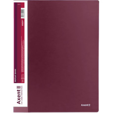 Дисплей-книга Axent 1020-04-A, А4, 20 файлов, бордовая