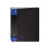 Папка пластиковая с 60 файлами, черная - E30606-01 Economix
