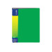 Папка пластиковая с 40 файлами, зеленая - E30604-04 Economix