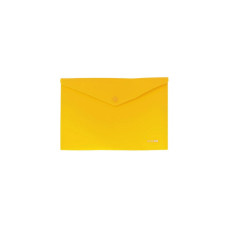 Конверт с кнопкой А4 Economix 31305-55 непрозрачный желтый 12/120шт/уп