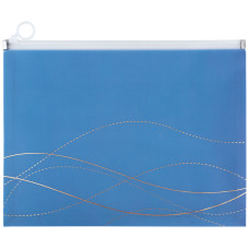 Папка на молнии zip-lock, А4 Waves-2