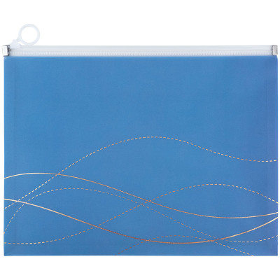Папка на молнии zip-lock, А4 Waves-2