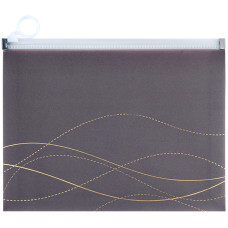 Папка на молнии zip-lock, А5+, Waves-4