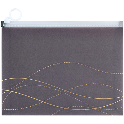 Папка на молнии zip-lock, А5+, Waves-4 1498-43-A