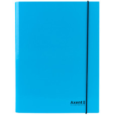 Папка на резинках объёмная картон, А4, Pastelini, голубая