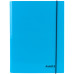 Папка на гумках об'ємна картон, А4, Pastelini, блакитна - 1213-22-A Axent