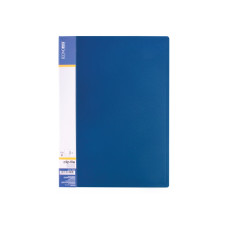 Папка с прижимом А4 пластиковая CLIP В, синяя