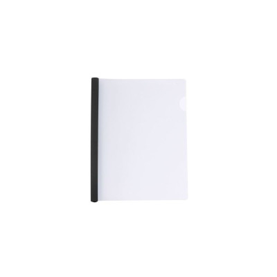 Папка А4 пластиковая с планкой-прижимом 95 л, черная - E31211-01 Economix