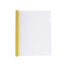 Папка А4 Economix з планкою-затиском 10 мм (2-65 аркушів), жовта