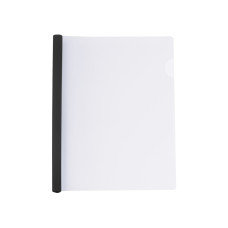 Папка А4 с планкой-зажимом 10 мм (2-65 листов), черная