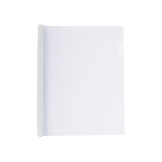 Папка А4 Economix с планкой-зажимом 10 мм (2-65 листов), белая