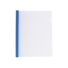 Папка А4 с планкой-зажимом 6 мм (2-35 листов), синяя