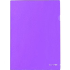 Папка-уголок А4 Economix 31153-12 прозрачный фиолетовый 10/200шт/уп