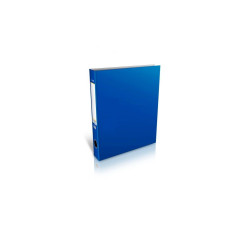Папка-реєстратор А4 на 4-D кільцях, 50мм, синя