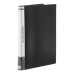 Папка пласт. з 2-ма кільцями, А4 (25мм), JOBMAX, чорний - BM.3161-01 Buromax