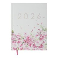 Щоденник дат. поліграфічний MELODY 2026, A5, білий