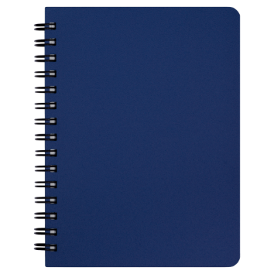 Тетрадь для записей OFFICE, А6, 96 л., клетка, пластиковая обложка, синяя - BM.24651150-02 Buromax