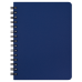 Тетрадь для записей OFFICE, А6, 96 л., клетка, пластиковая обложка, синяя - BM.24651150-02 Buromax
