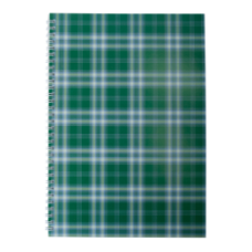 Тетрадь для записей SHOTLANDKA, А4, 48 л., клетка, картонная обложка, зеленая