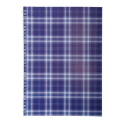 Зошит для записів SHOTLANDKA, А4, 48 л., клітка, картонна обкладинка, фіолетова - BM.2590-07 Buromax