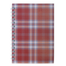 Тетрадь для записей SHOTLANDKA, А6, 48 л., клетка, картонная обложка, бордовая